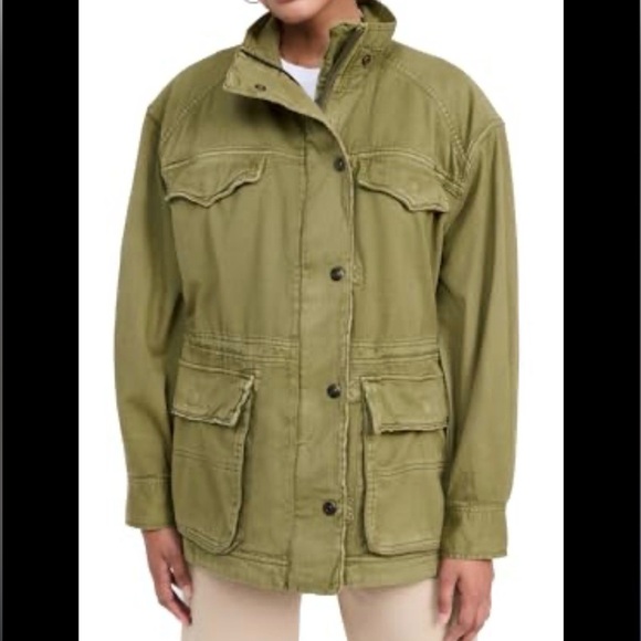 Free People womens Arya Utility Jacket M - Picture 2 of 5
